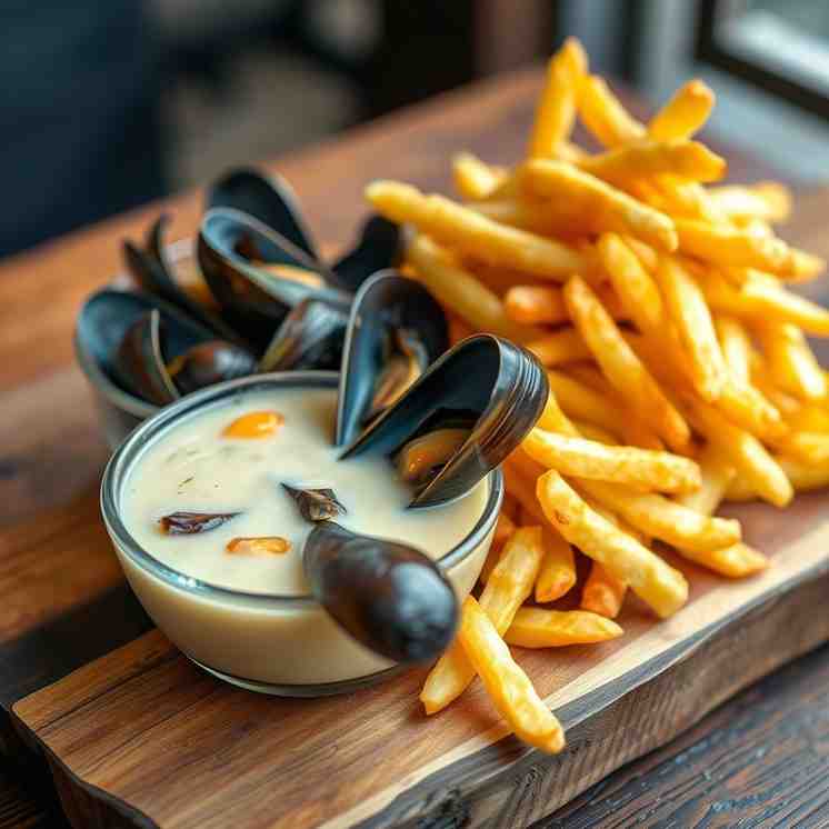 Moules-Frites - Crispy Belgian French Fries & Mussels